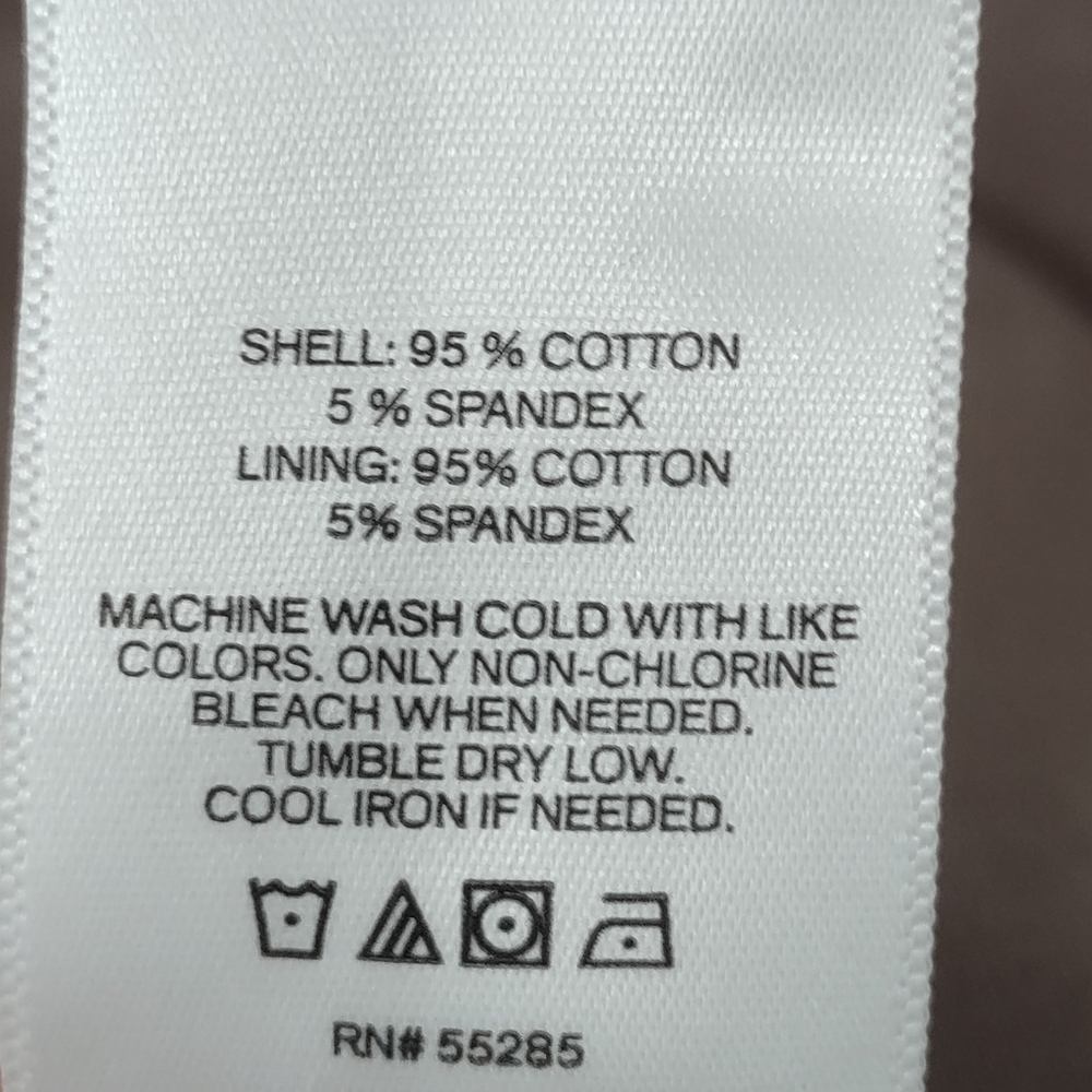 NWT Express Body Contour Stretch Cotton Crew Neck Baby Tee Mushroom Size S - Picture 7 of 11